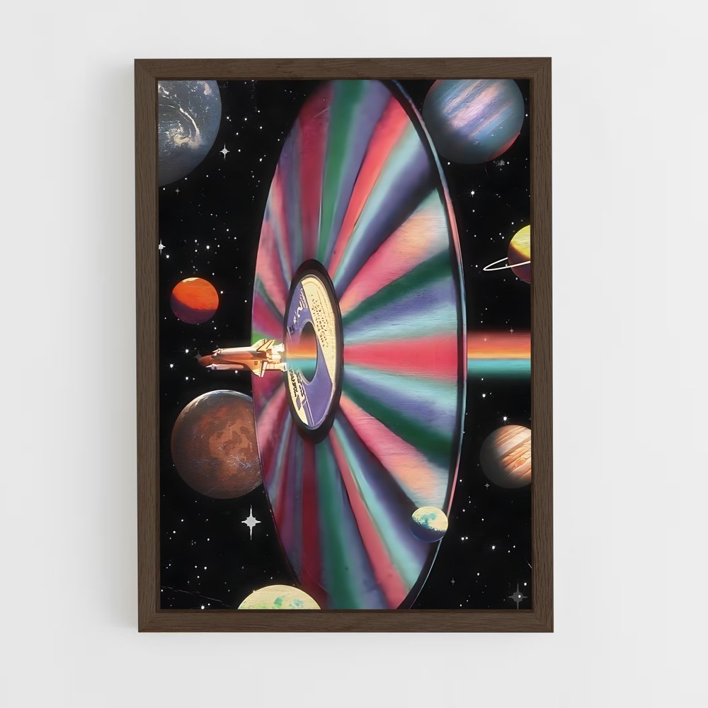 Poster Cosmos Rétro – affiche Espace rétro (vue 5)